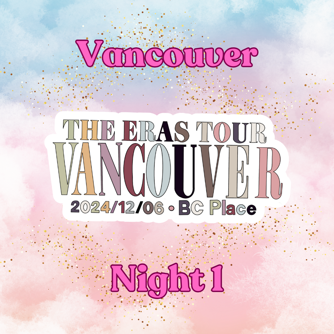 The Eras Tour - Vancouver - Single Sticker