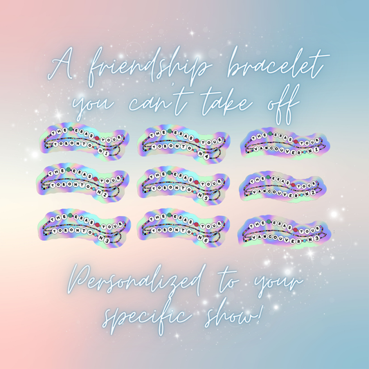 Friendship Bracelet Sticker - Toronto